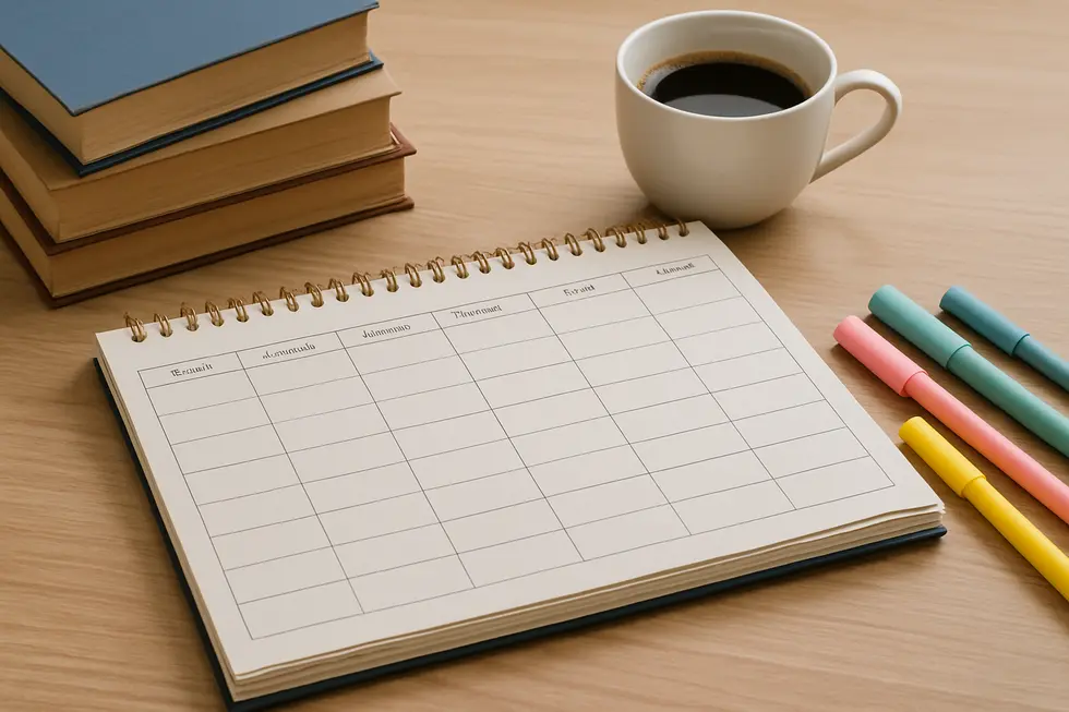 Calendario con fechas clave para las oposiciones 2026