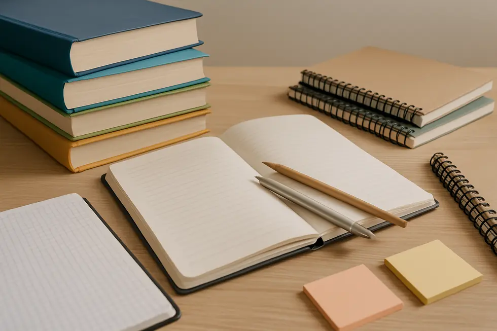 Título universitario y documentos administrativos sobre un escritorio